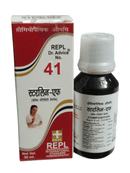 REPL Dr. Advice No. 41 homeopathic medicine bottle and packaging on a white background
