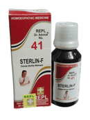 Sterlin-F bottle and packaging with REPL branding on a white background