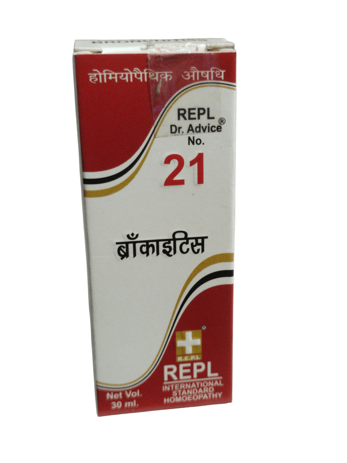 REPL Dr. Advice No. 21 box on a white background