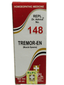 Box of Tremor-EN homoeopathic medicine with red and white design