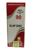 Box of SLIIP DISC homeopathic medicine with red and white design