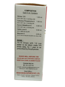 Box of Renovision Pharmaceuticals with product composition and usage instructions on a white background