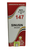 REPL DR. ADVICE NO. 147 SINUSIN FOR SINUSITIS TREATMENT HOMEOPATHIC MEDICINE 30ML packaging