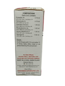 Box of a pharmaceutical product with ingredient list and usage instructions on a white background