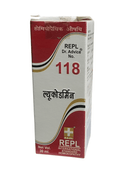 REPL Dr. Advice No. 118 homeopathic medicine box on a white background