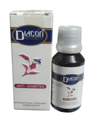 Diaccon Anti-Diabetes product packaging and bottle on a white background