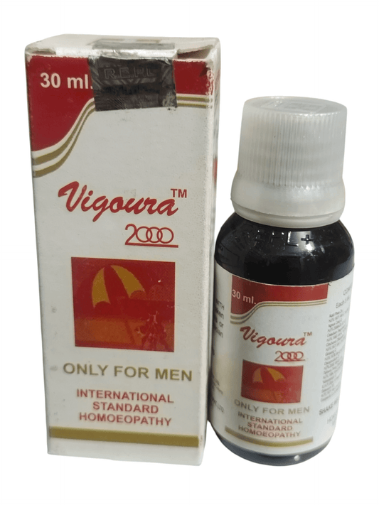 Vigoura 2000 bottle and packaging on a white background