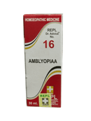 Box of REPL Amblyopiaa homoeopathic medicine on a white background