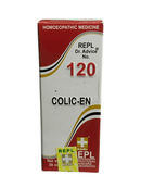 Box of Colic-EN homoeopathic medicine with red and white design