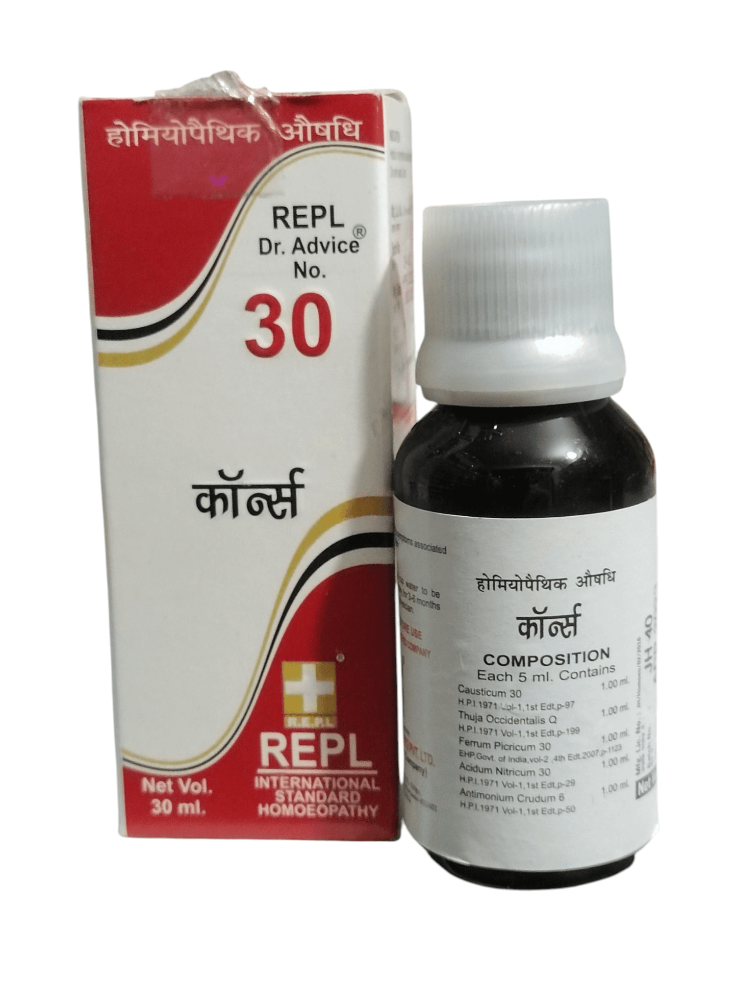 REPL Dr. Advice No. 30 bottle and packaging on a white background