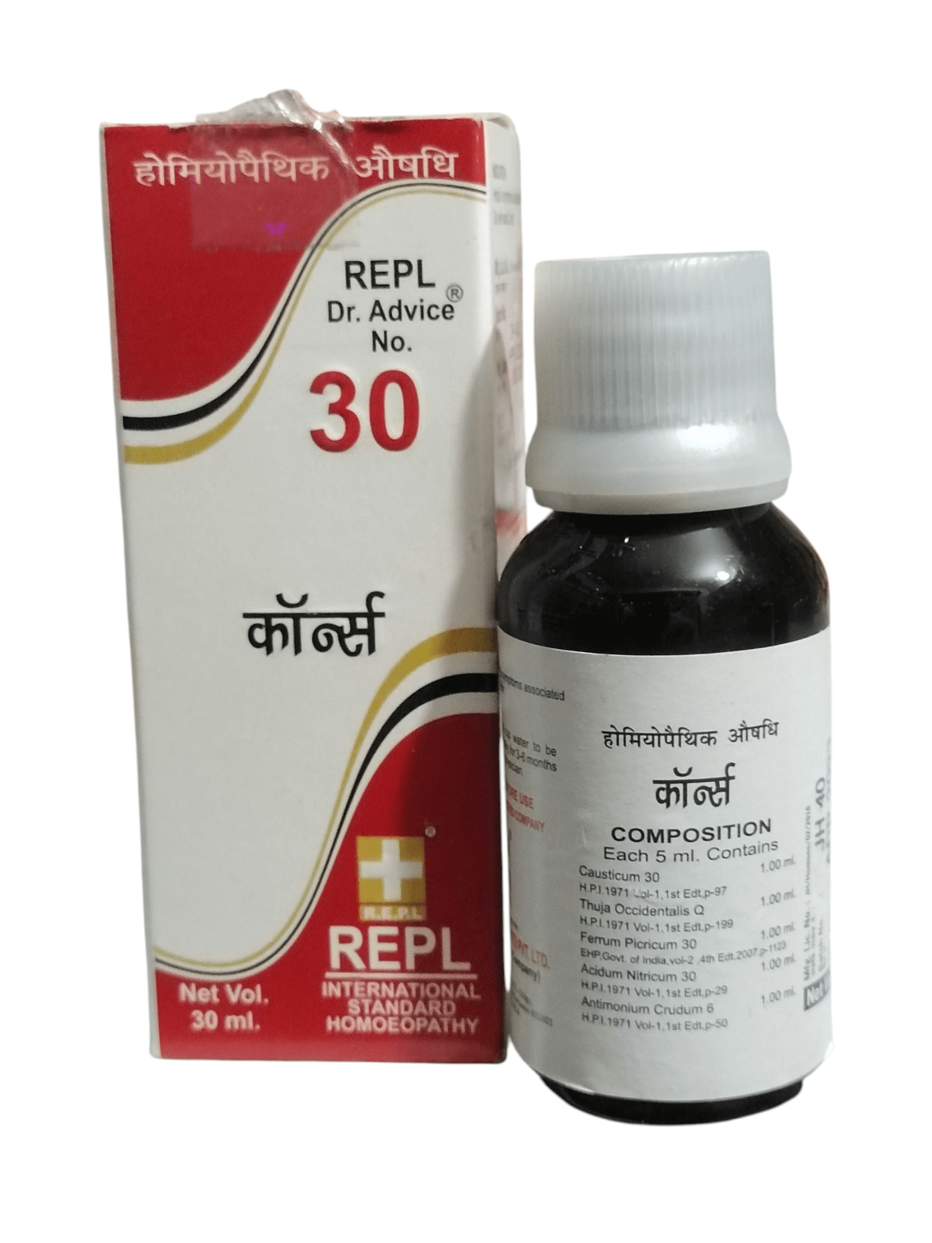 REPL Dr. Advice No. 30 bottle and packaging on a white background