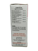 Box of Renovish Pharmaceuticals with medical composition details on a white background