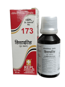 REPL DR. ADVICE NO. 173 CYSTI-TIS TREATMENT HOMEOPATHIC MEDICINE 30ML bottle and packaging