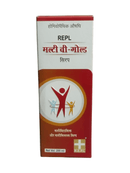 REPL MULTI V-GOLD SYRUP HOMEOPATHIC MEDICINE 200ML (FOR MUTIVITAMINES & MUITIMINEARLS SYRUP) packaging image