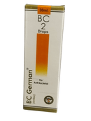 "BC German 2 Anti Bacterial Drops Homeopathic Medicine 30ML for bacterial infection and immunity support"