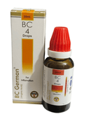 BC German BC 4 Drops bottle and packaging on a white background