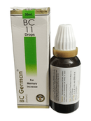 BC German BC 11 Drops bottle and packaging on a white background