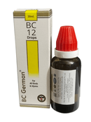 BC German BC 12 Drops bottle and packaging on a white background