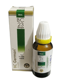 BC 23 Drops bottle and packaging on a white background