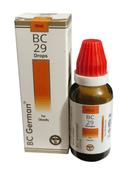 BC German BC 29 Drops bottle and packaging on a white background
