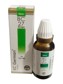 BC German BC 27 Drops bottle and packaging on a white background