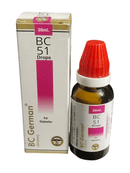 BC German BC 51 Drops bottle and packaging on a white background
