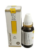 BC German BC 52 Drops bottle and packaging on a white background