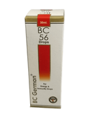 Box of BC 56 Drops with BC German branding on a white background