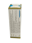 Tuberculosis medication box with text on a white background