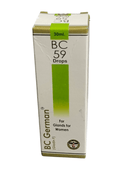 Box of BC 59 Drops for Glands for Women by BC German on a white background