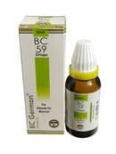 BC German BC 59 Drops bottle and packaging on a white background