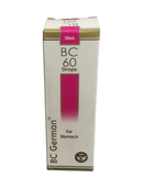 Box of BC 60 Drops for Stomach on a white background