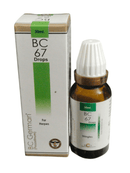BC 67 Drops bottle and packaging on a white background