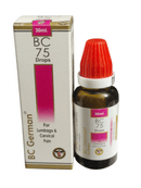 BC German BC 75 Drops bottle and packaging on a white background