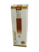 Box of BC 80 Drops for Brest by BC German on a white background