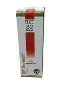 Box of BC 82 Drops for Gout & Rheumatic Pain on a white background