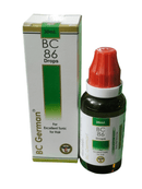 BC GERAN 86 EXELLENT TONIC FOR HAIR DROPS HOMEOPATHIC MEDICINE 30ML in a bottle with box.