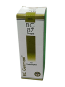 BC GERMAN 87 CONTRACEPTION DROPS HOMEOPATHIC MEDICINE 30ML packaging side view