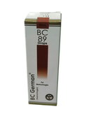 BC GERMAN 89 METRORRHAGIA DROPS HPMEOPATHIC MEDICINE 30ML in packaging, designed for managing abnormal uterine bleeding.
