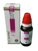 BC GERMAN 95 PROLAPSE DROPS HOMEOPATHIC MEDICINE 30ML bottle and packaging.