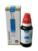 BC GERMAN 96 OVARIN CYST DROPS HOMEOPATHIC MEDICINE 30ML bottle and packaging