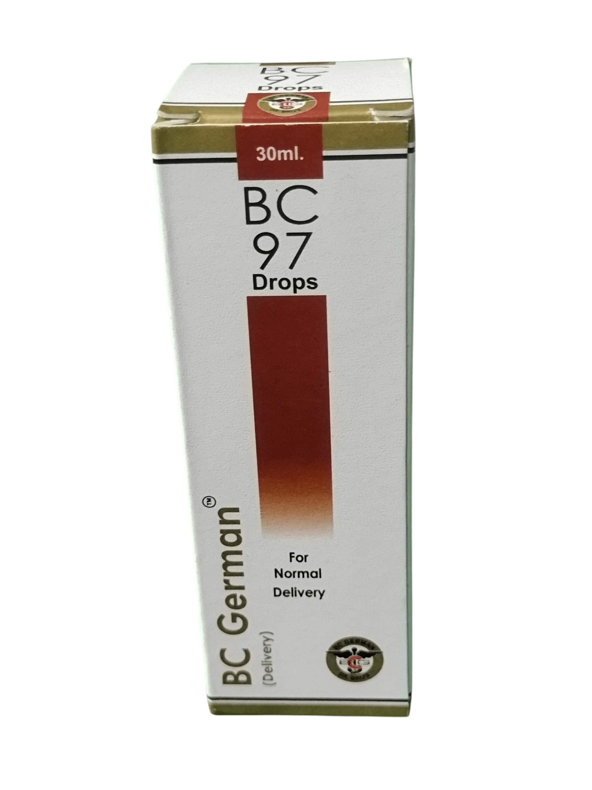BC GERMAN 97 NORMAL DELIVERY DROPS HOMEOPATHIC MEDICINE 30ML packaging