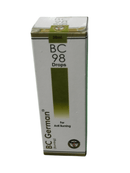 BC GERMAN 98 ANTI BURNING DROPS HOMEOPATHIC MEDICINE 30ML packaging image