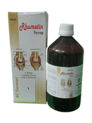 BC GERMAN RHUMATIN SYRUP HOMEOPATHIC MEDICINE 450ML packaging and bottle for joint pain relief