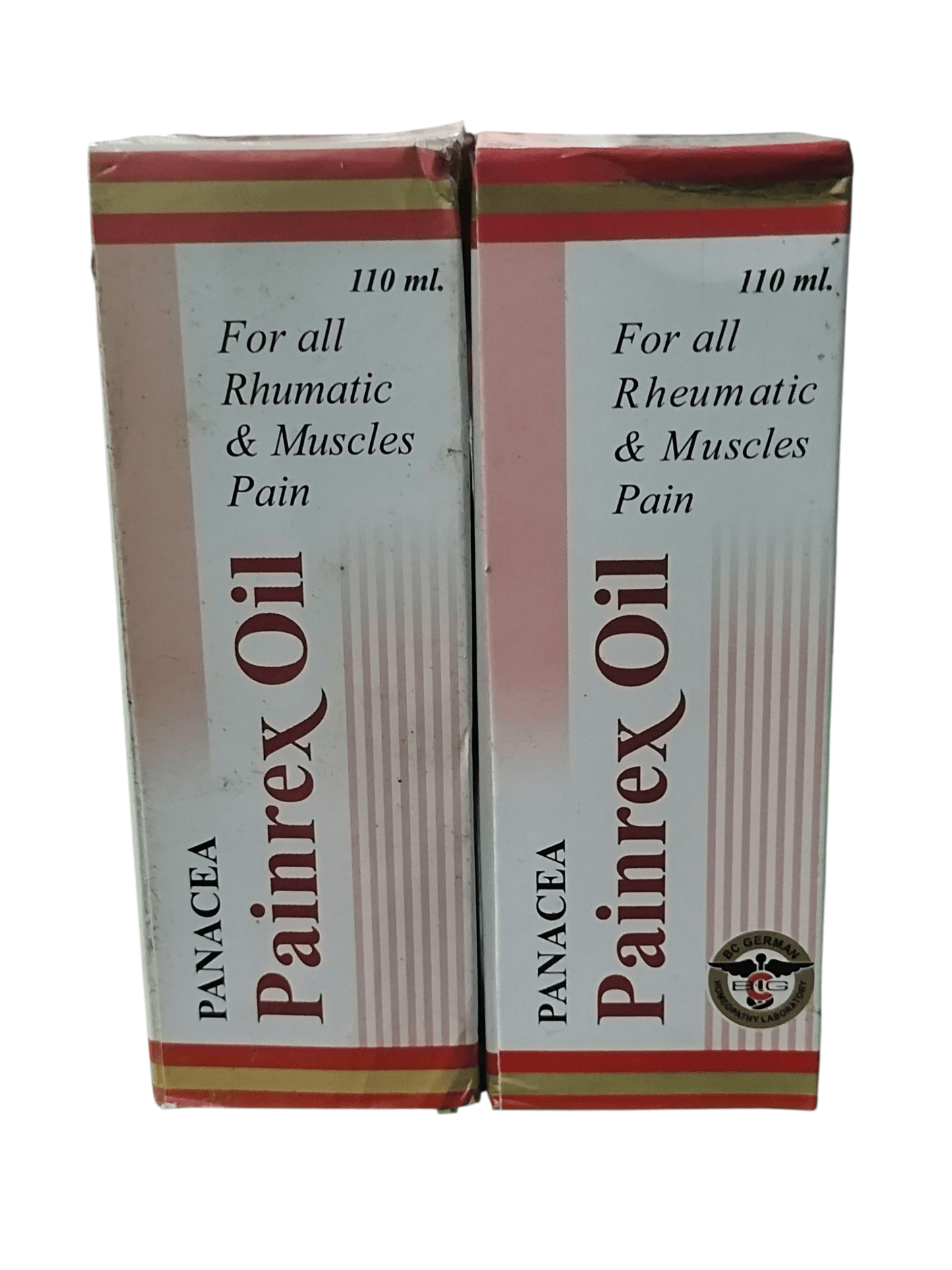 BC GERMAN PANACEA PAINREX OIL 110ML (PACK OF 2) for joint and muscle pain relief