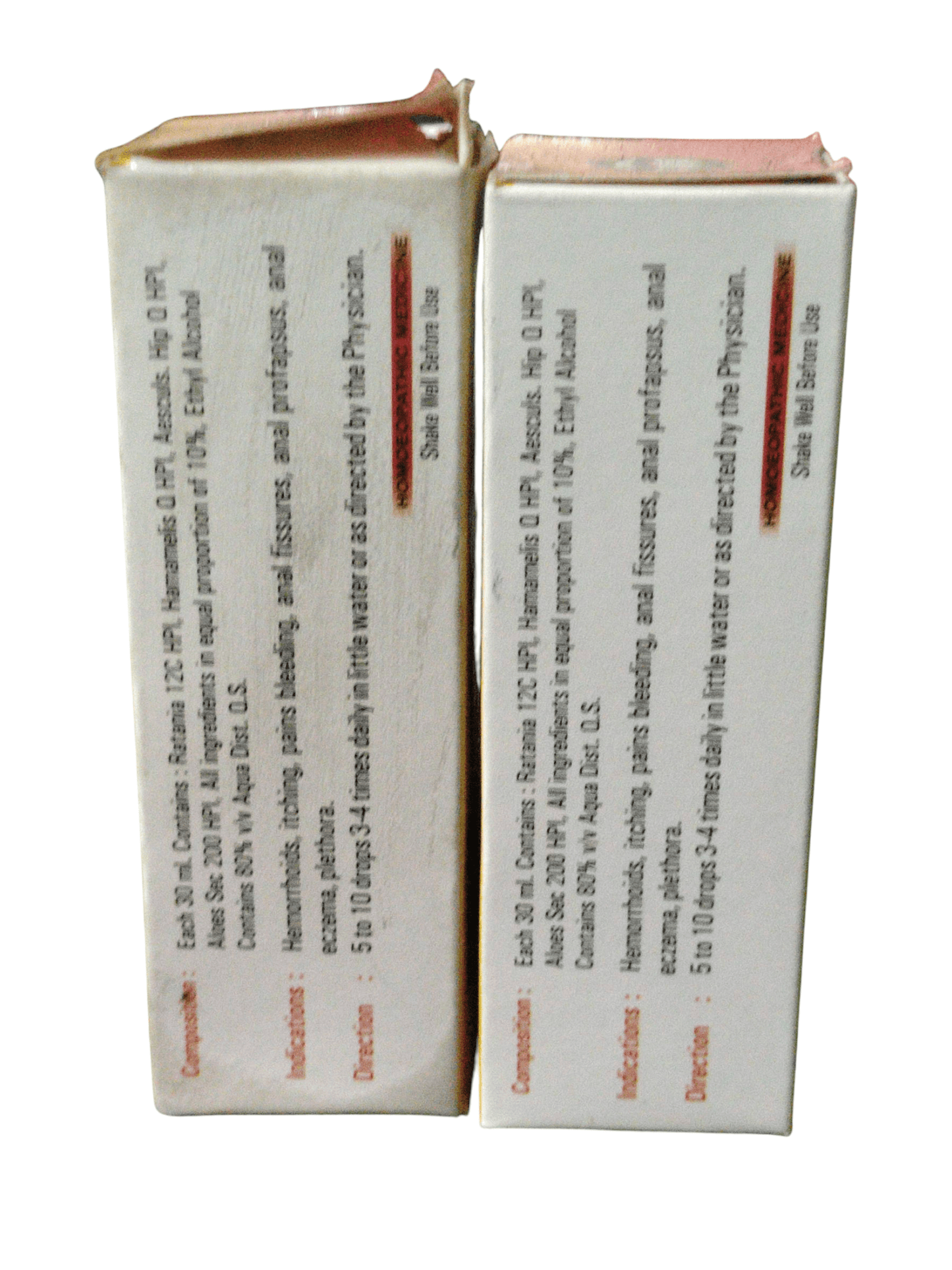BC GERMAN PANACEA PILEX DROP HOMEOPATHIC MEDICINE 30ML (PACK OF 2) product image showing packaging details.