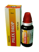 BC GERMAN PANACEA PILEX DROP HOMEOPATHIC MEDICINE 30ML (PACK OF 2) product image with box and bottle.