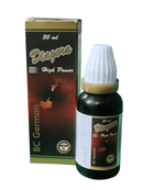 BC GERMAN DIAGORA HIGH POWER 30ML HOMEOPATHIC MEDICINE bottle and packaging.
