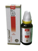 BC GERMAN 185 DIABETES DROPES HOMEOPATHIC MEDICINE 30ML bottle and packaging