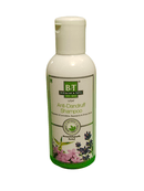 BT BOERICKE & TAFEL ANTI DANDRUFF SHAMPOO 150ML in a bottle with floral design and natural ingredients.